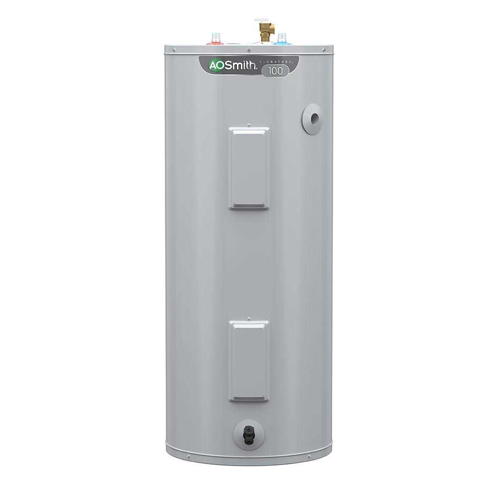 a.o. Smith Signature 40-Gallon Short 6-year Limited 4500-Watt Double Element Electric Water Heater E6-40R45D TTP