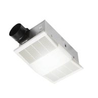NuTone 80 CFM Ventilation Exhaust Fan with Light and Heater 765H80L
