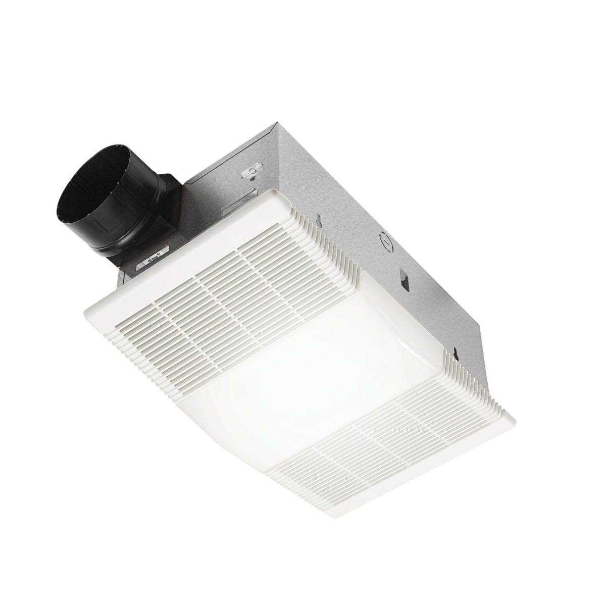 NuTone 80 CFM Ventilation Exhaust Fan with Light and Heater 765H80L
