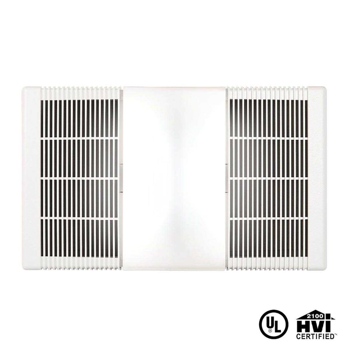 NuTone 80 CFM Ventilation Exhaust Fan with Light and Heater 765H80L - Image 3