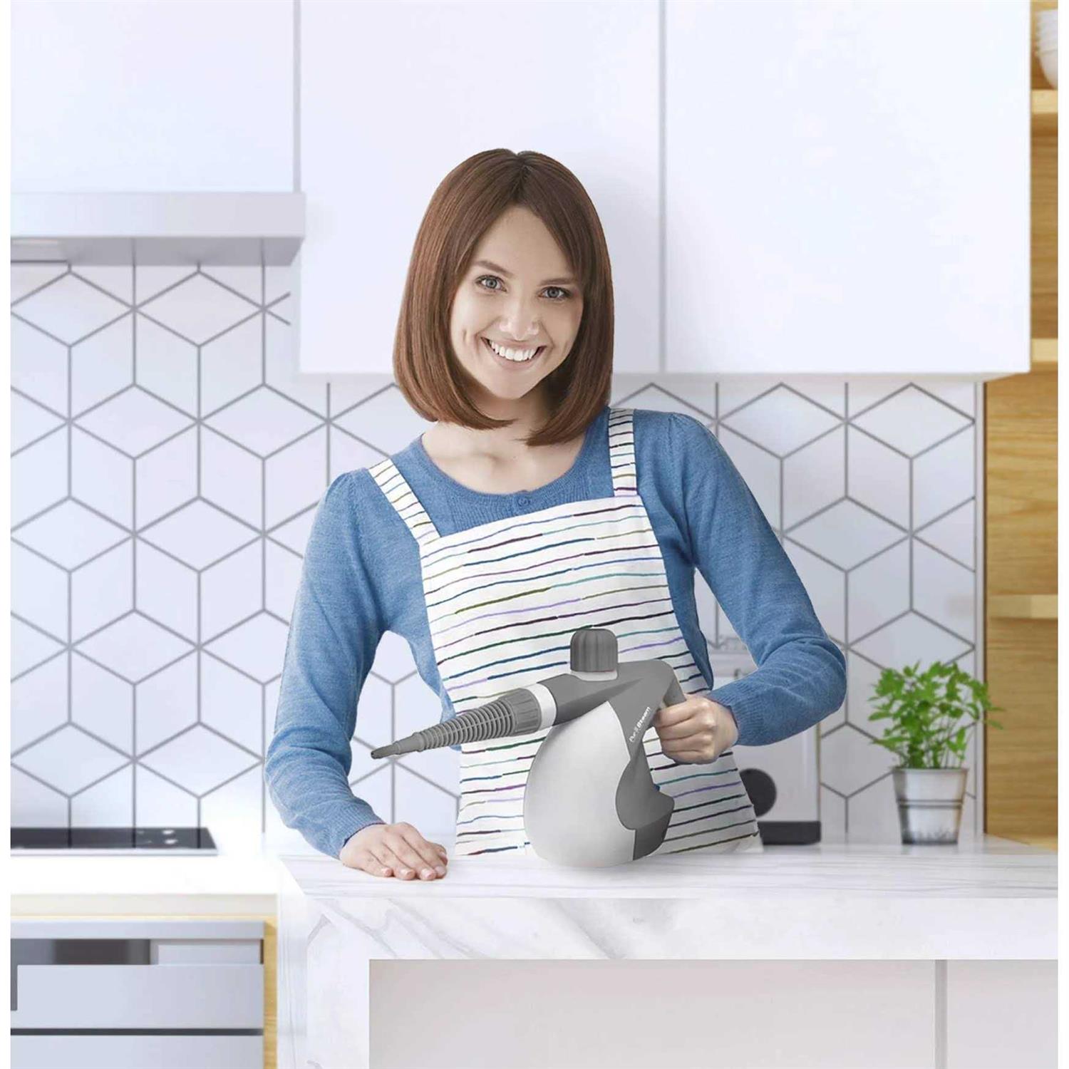 Pursteam Handheld Pressurized Steam Cleaner with 9 Multi-Surface Cleaning Attachment Tools - Image 3