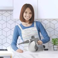 Pursteam Handheld Pressurized Steam Cleaner with 9 Multi-Surface Cleaning Attachment Tools