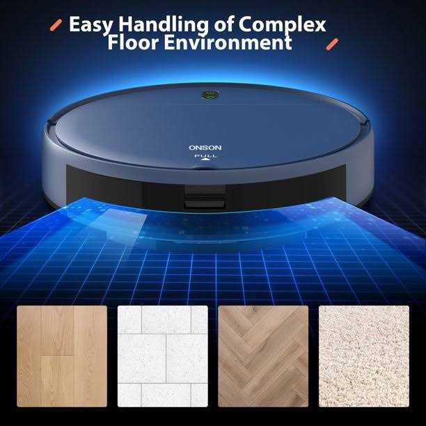 ONSON BR151 Robot Vacuum Cleaner, Robot Vacuum and Mop Combo Compatible with Alexa - Image 4