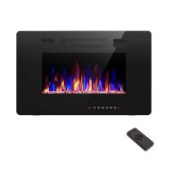 30-60 Recessed and Wall Mounted Electric Fireplace,750-1500W
