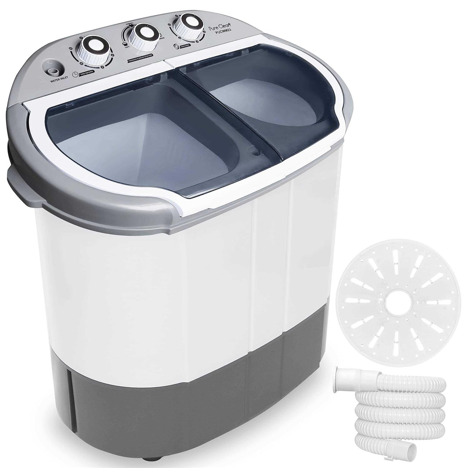 Pyle Compact Home Washer & Dryer 2 in 1 Portable Mini Washing Machine