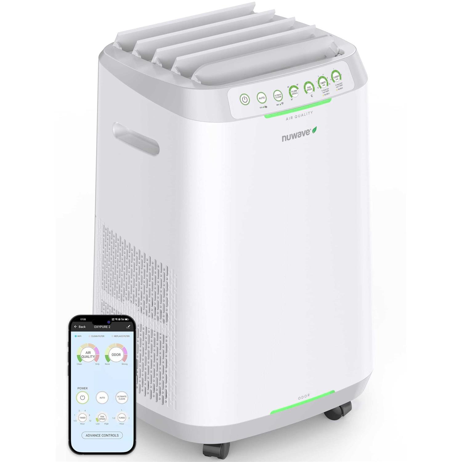 Nuwave OxyPure ZERO Smart Air Purifier Large Area up to 2,002 Sq Ft