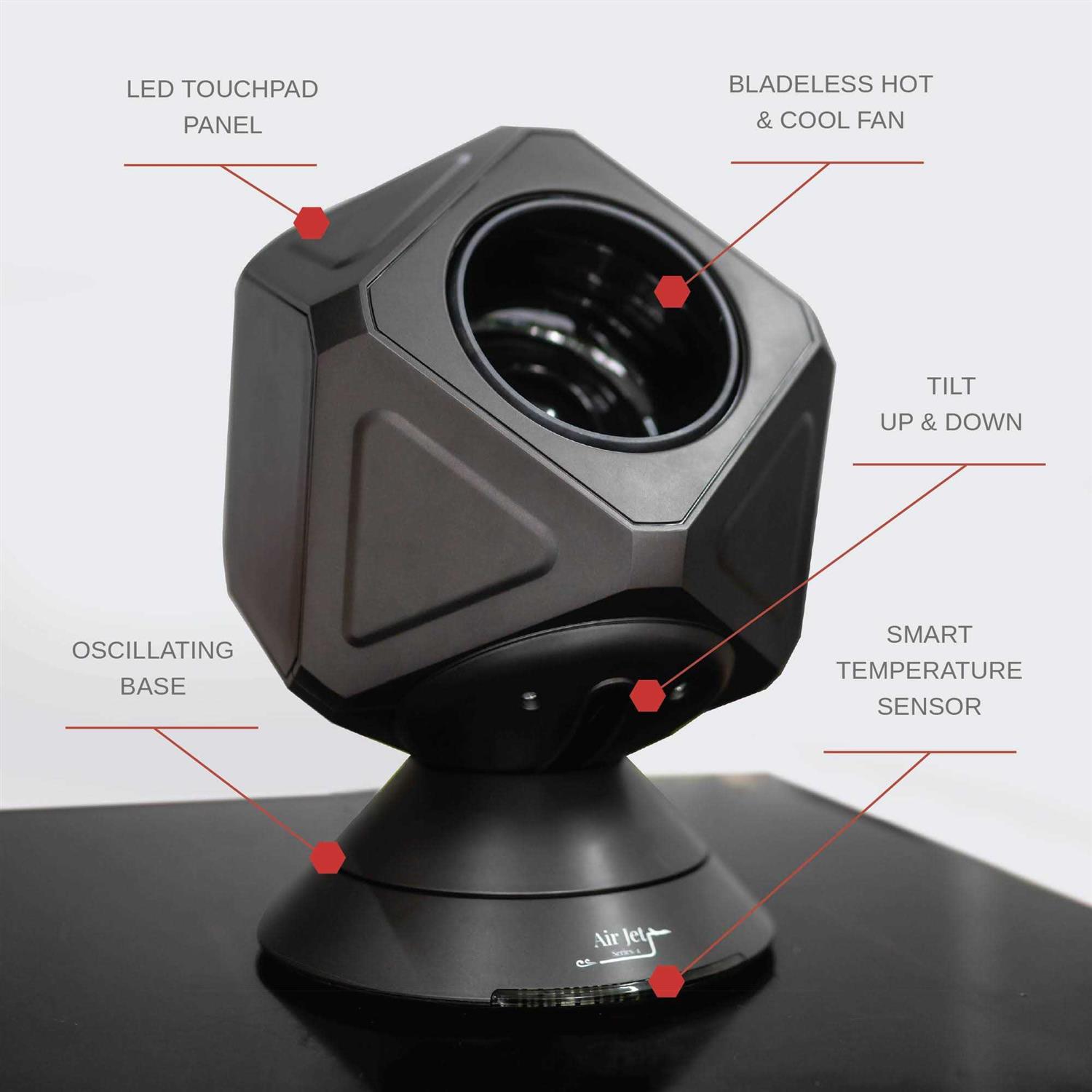 A Proper Market Proper Air Jet Series-1 Infrared Space Heater & Cooler Fan Combo - Image 4