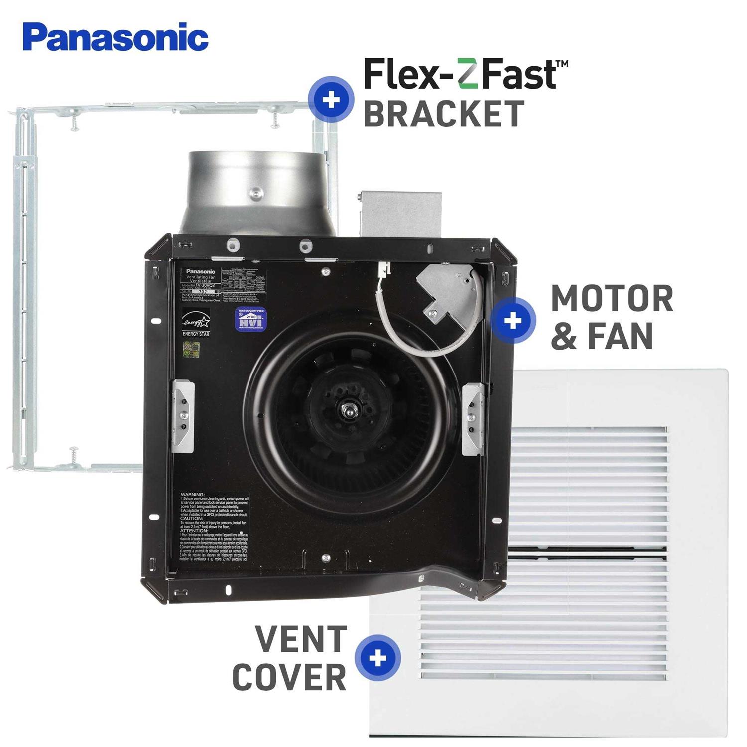 Panasonic FV-30VQ3 WhisperCeiling 290 CFM Fan - Image 2