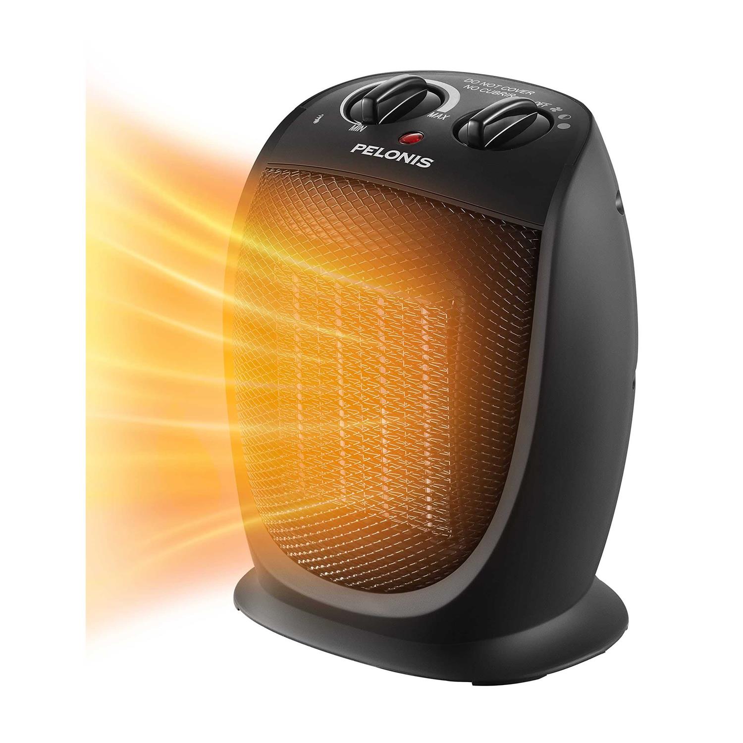 Pelonis Phta1abb Portable 1500w/900w Quiet Cooling & Heating Mode Space Heater for All Season