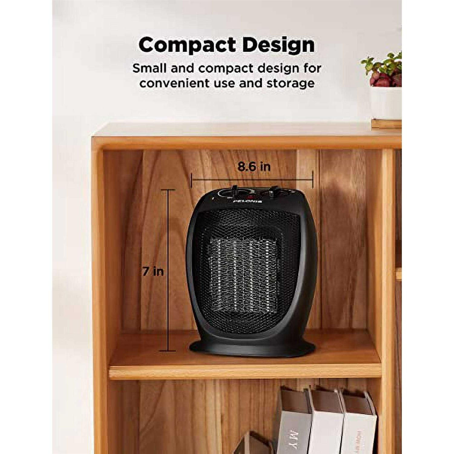 Pelonis Phta1abb Portable 1500w/900w Quiet Cooling & Heating Mode Space Heater for All Season - Image 2