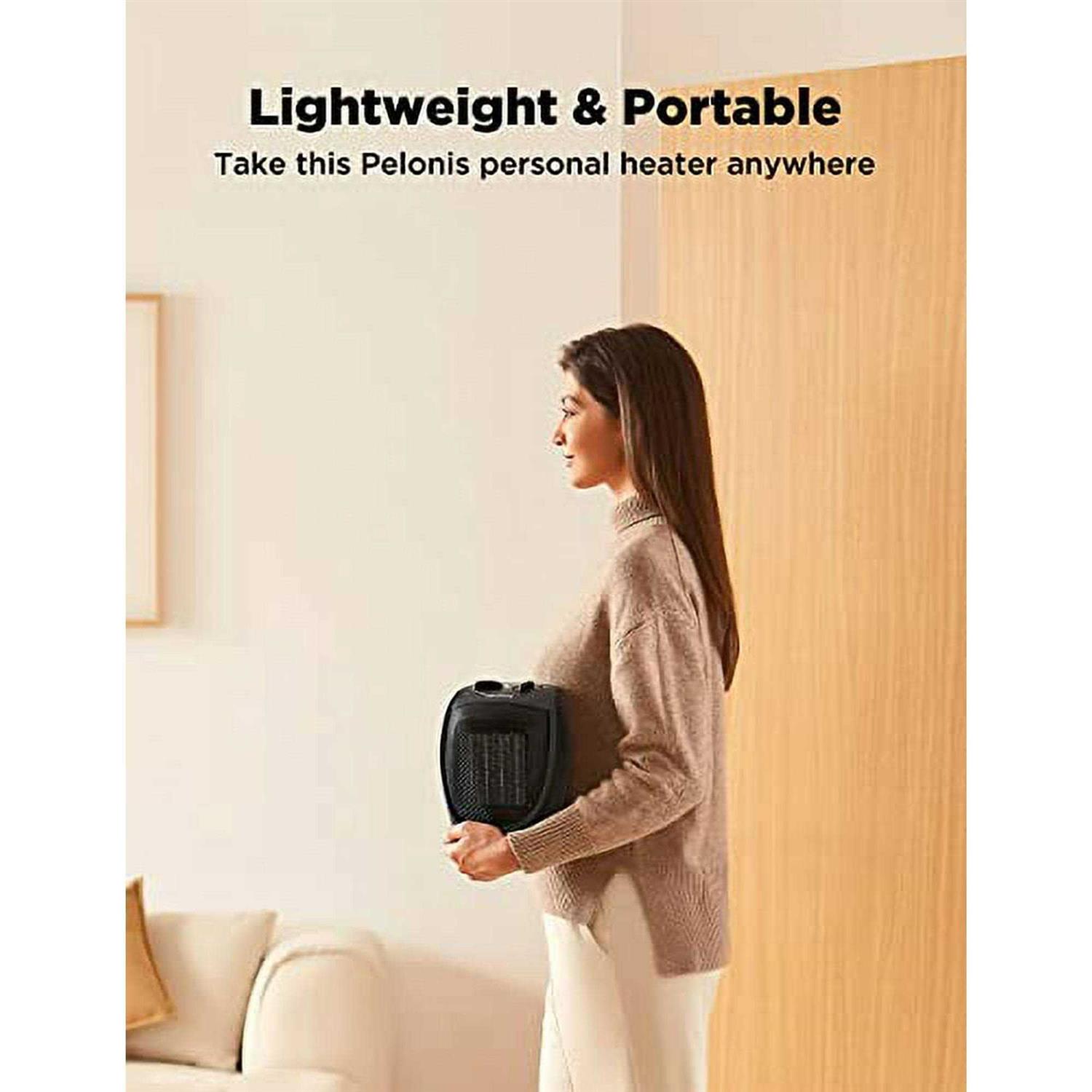 Pelonis Phta1abb Portable 1500w/900w Quiet Cooling & Heating Mode Space Heater for All Season - Image 5