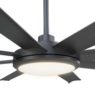 Parrot Uncle Matte Black 8-Blade Ceiling Fan Remote