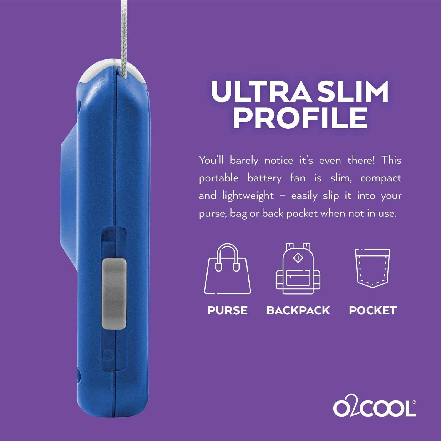 O2cool Deluxe Necklace Fan - Image 2