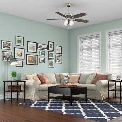 52 Hunter Amberlin Ceiling Fan with LED Light Kit - Image 2