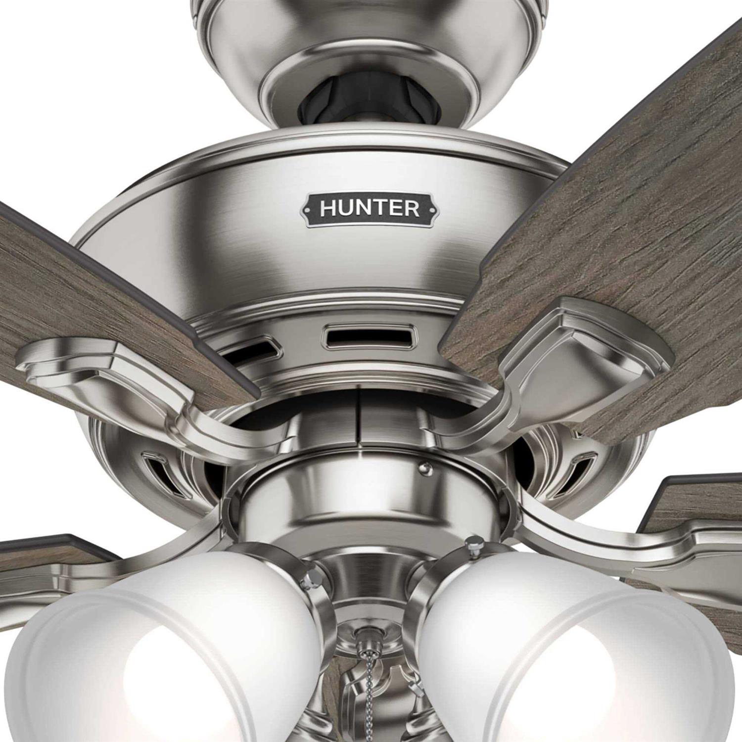 52 Hunter Amberlin Ceiling Fan with LED Light Kit - Image 3