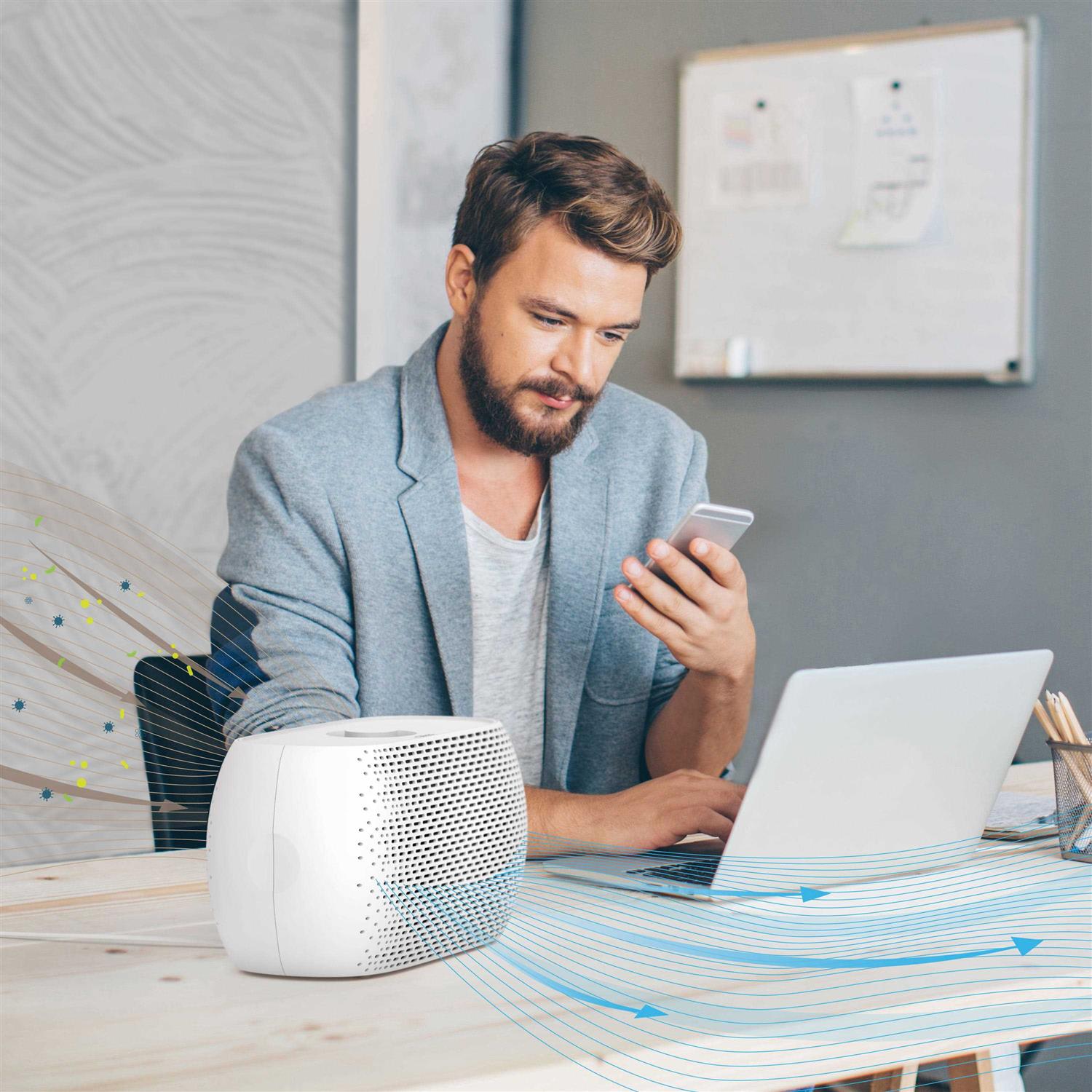 Pure Enrichment PureZone Breeze Tabletop Air Purifier - Image 5