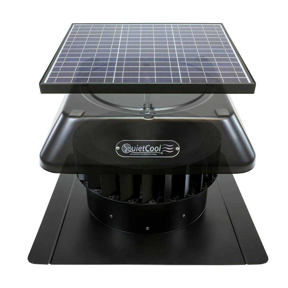 QuietCool 40 Watt Solar Powered Roof Mount Attic Fan - Image 4