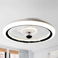 Oaks Aura 20in.LED Smart App Remote Control Ceiling Fans with Lights DC2005