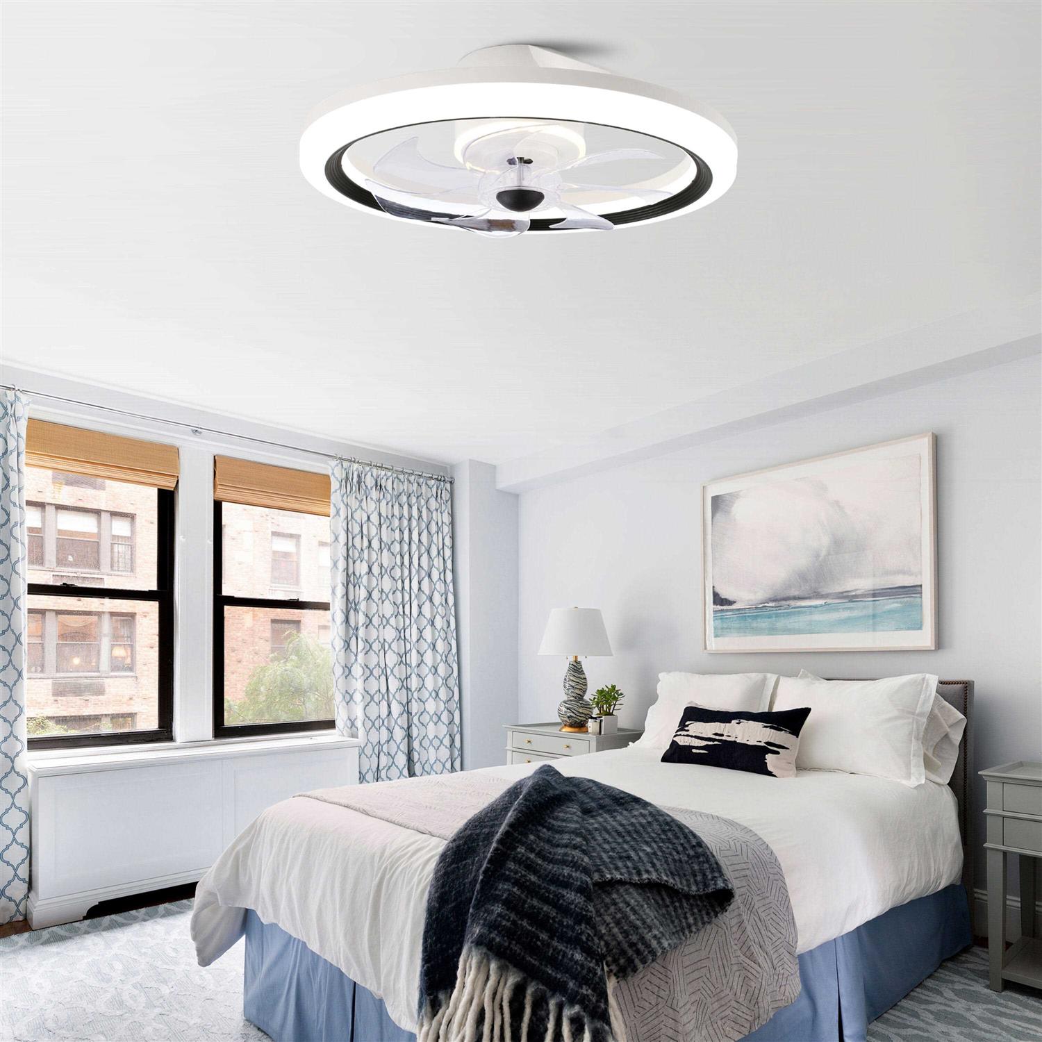 Oaks Aura 20in.LED Smart App Remote Control Ceiling Fans with Lights DC2005 - Image 2