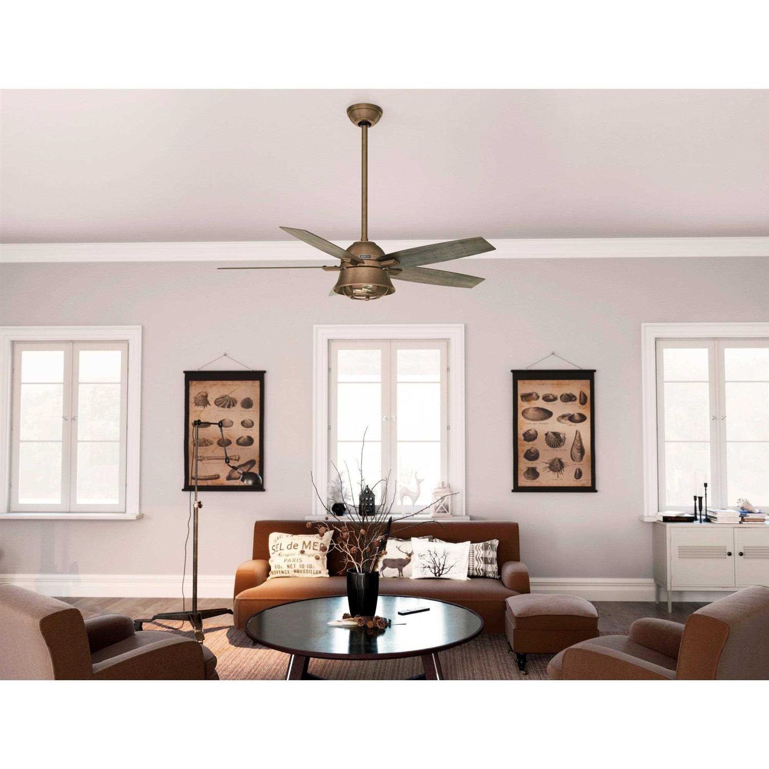 52 Hunter Hampshire Ceiling Fan with LED Light Kit - Image 4