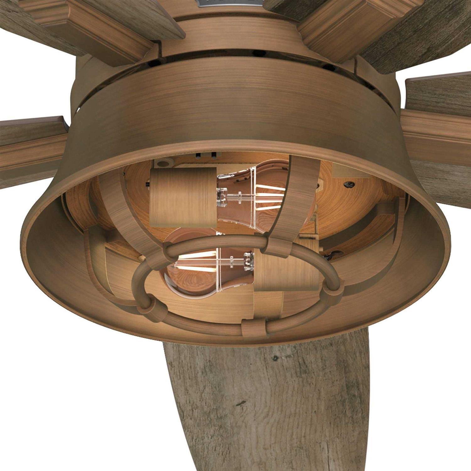 52 Hunter Hampshire Ceiling Fan with LED Light Kit - Image 3