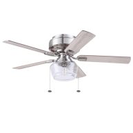 Prominence Home MaCenna 52 LED Indoor Flush Mount Ceiling Fan with Light