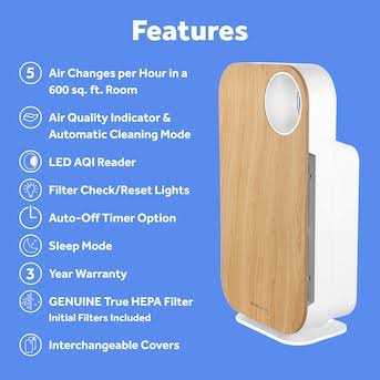 OVAL Air 3-Stage H13 True HEPA 5-in-1 Air Purifier - Image 4