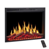 R.w.Flame 34 Electric Fireplace Insert Adjuatble Flame Colors