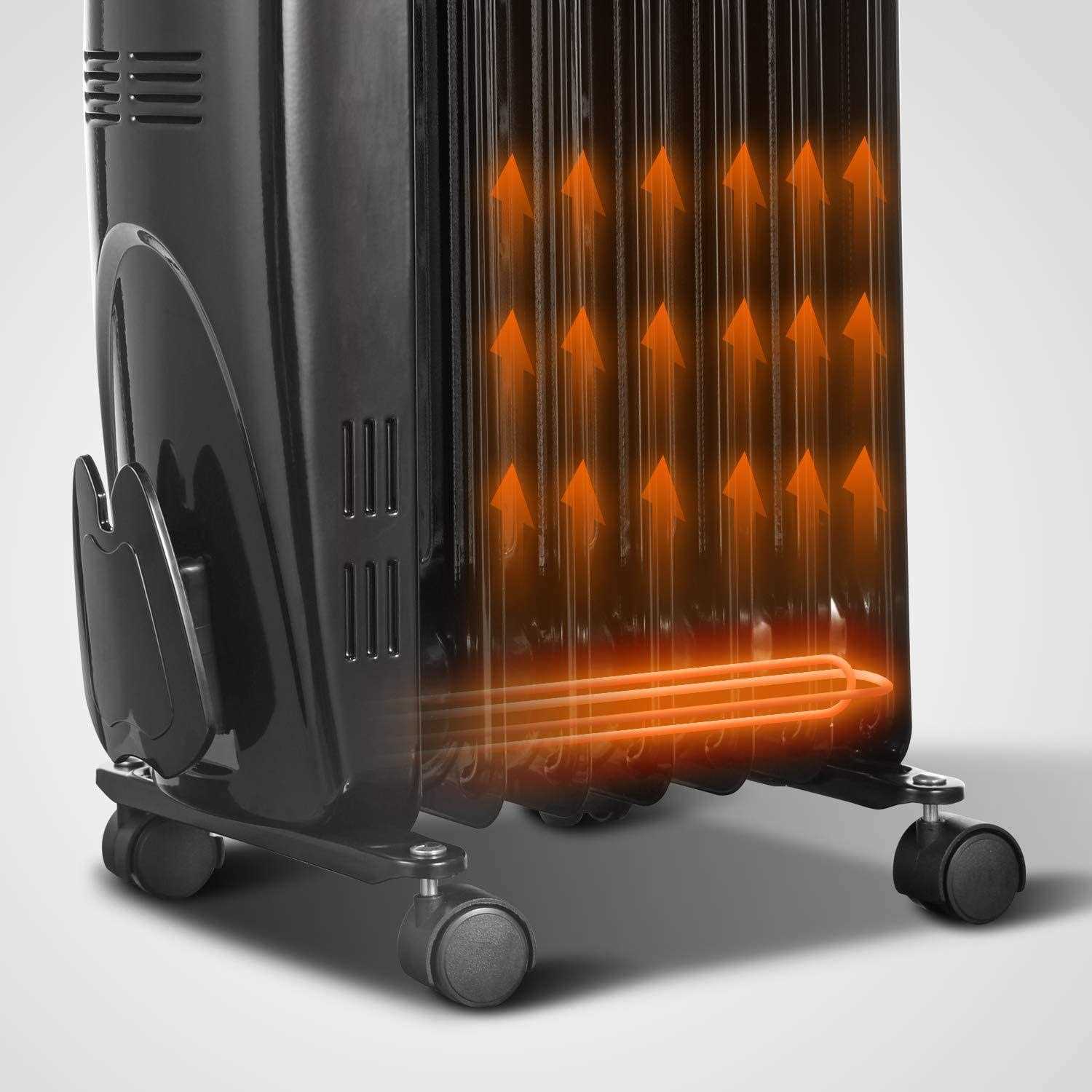 Pelonis PHO15A2AGB Basic Electric Oil Filled Radiator - Image 4