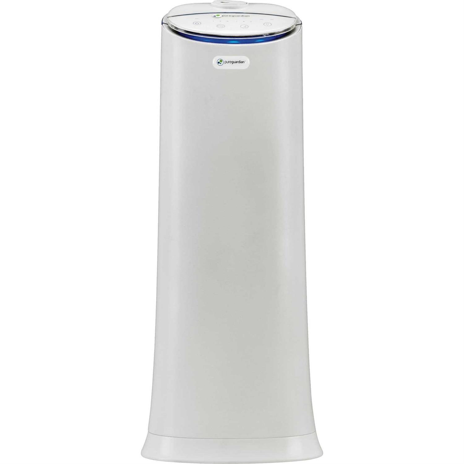 PureGuardian H3250WCA Tower Misting Humidifier – Crystal White