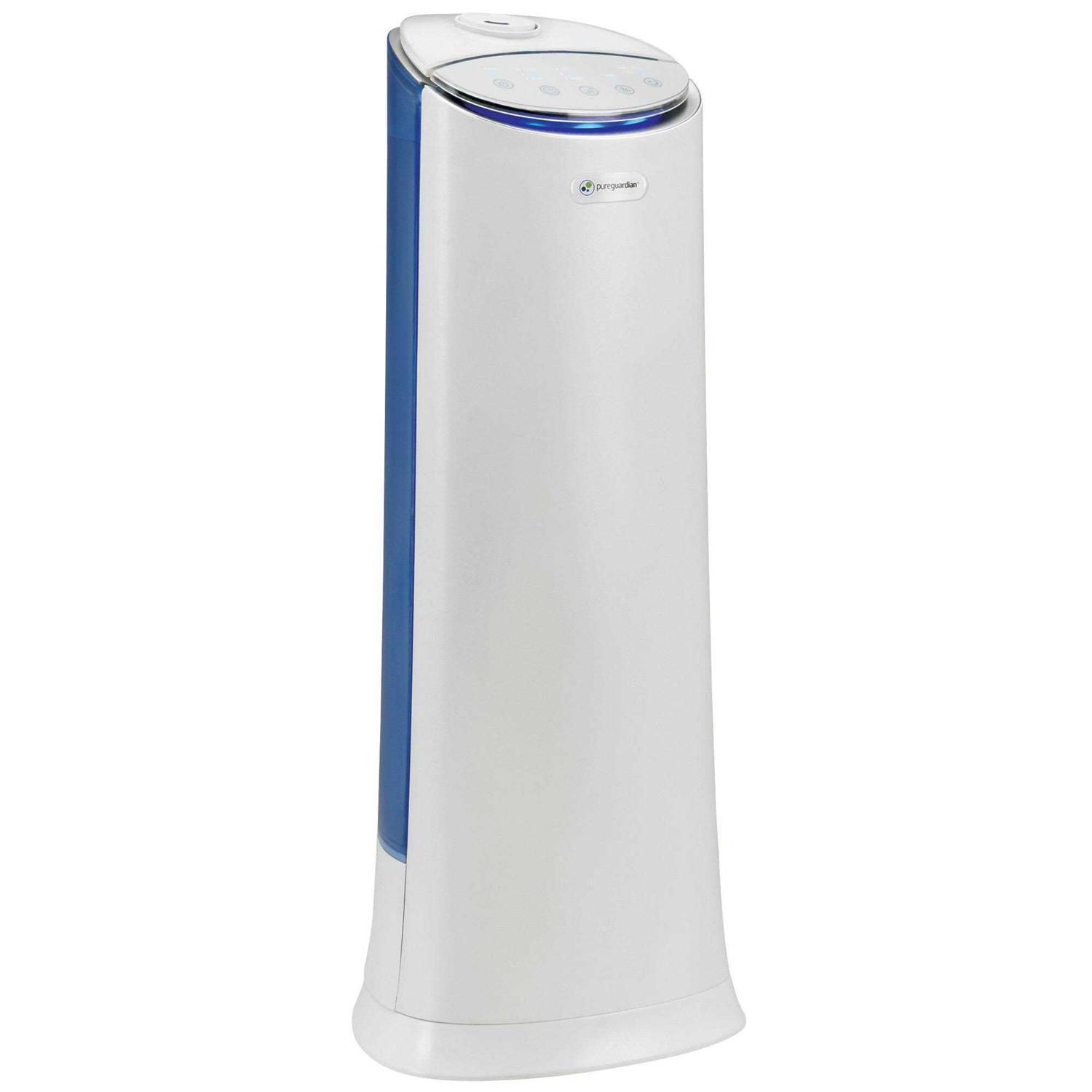 PureGuardian H3250WCA Tower Misting Humidifier – Crystal White - Image 5