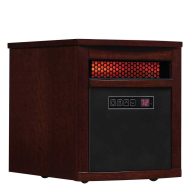 Powerheat Electric Quartz Infrared Heater with Safer Plug Dark Cherry