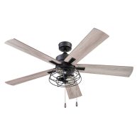 Prominence Home Marshall 52 Matte Black Ceiling Fan