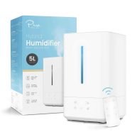 Pure Daily Care Ultrasonic Warm and Cool Mist Humidifier Whisper Quiet, 5L Top Fill Vaporizer for Baby and Childrens Bedroom