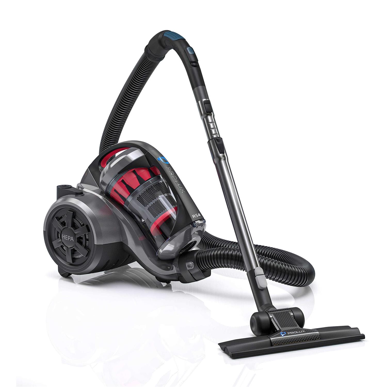 Prolux RS4 Lightweight Bagless Canister Vacuum with Dual HEPA Filtration Premium Button Lock Tools and Automatic Cord Rewind - Image 2