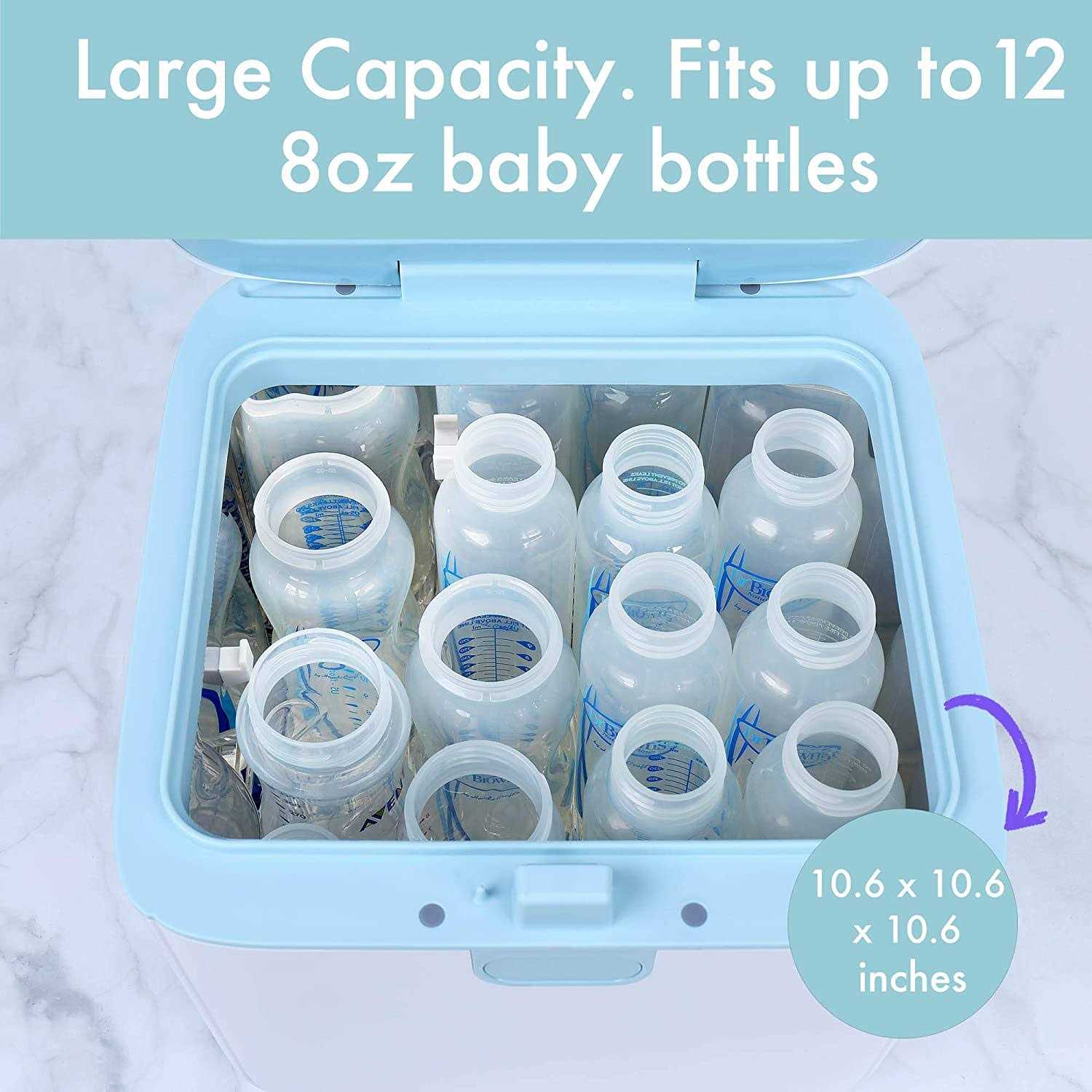 Papablic 4-in-1 UV Light Sanitizer UV Sterilizer and Dryer Pro UV Sterilizer Box with Dual UV-C Lamps for Babies & Whole Family - Image 3