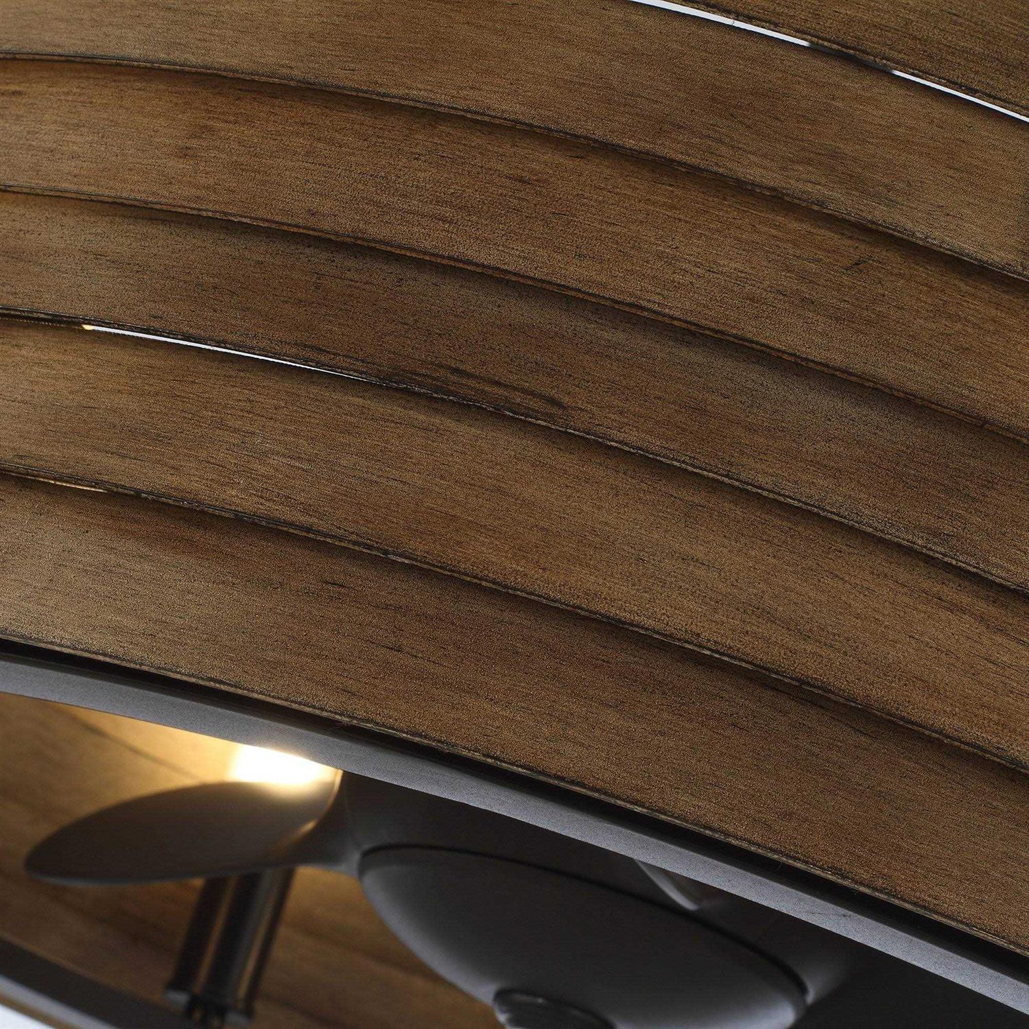 Parrot Uncle 24 Rustic DC Motor Downrod Mount Reversible Ceiling Fan with Lighting and Remote Control - Image 5