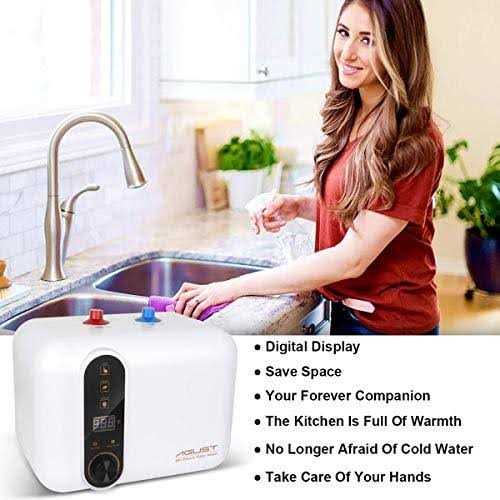 110V-120V 1.5Kw Instant Electric Hot Water Heater Under Kitchen Small Tank 2.5-3.0 Gallon Storage,Rv Trailer Instant Counter Compact Point-of-Use,2 - Image 4