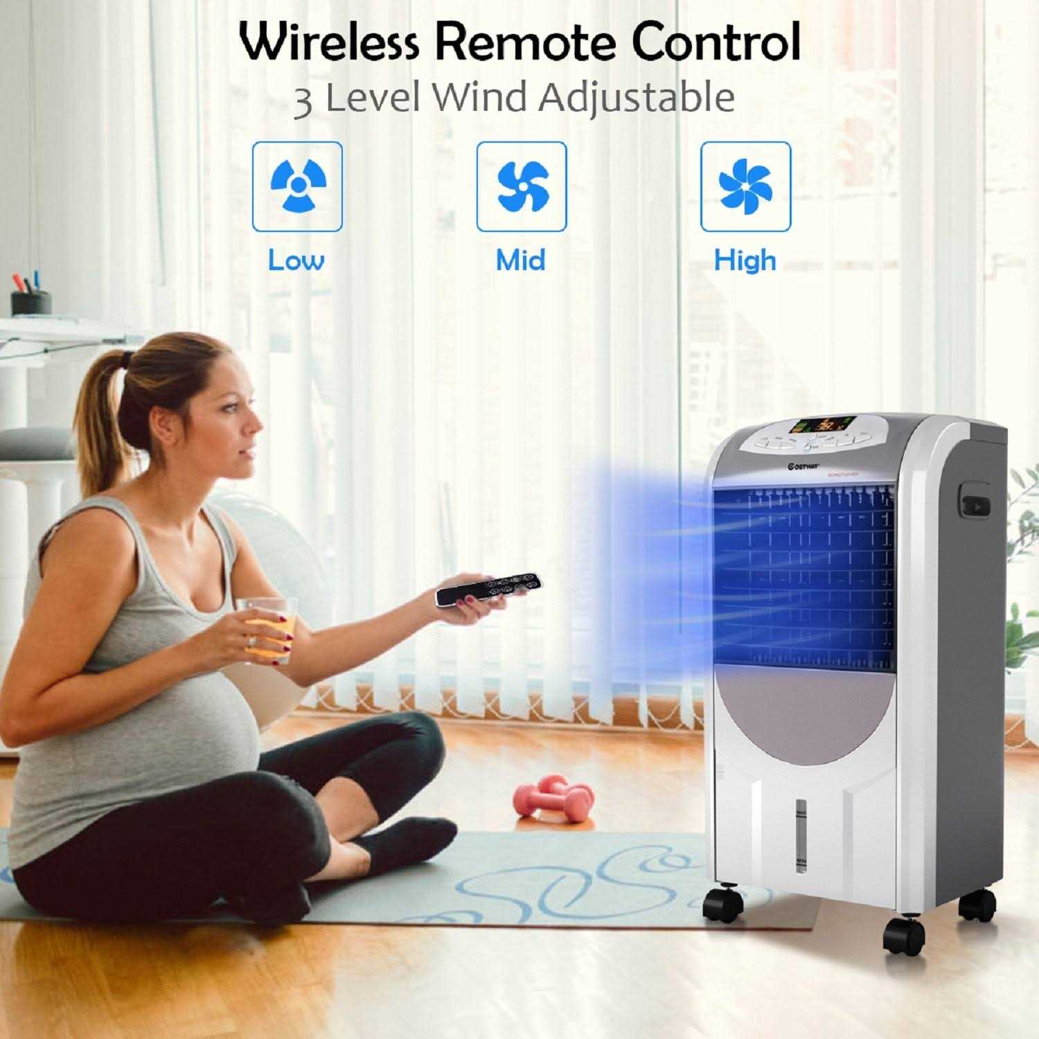 Portable Air Cooler Fan with Heater and Humidifier - Image 2