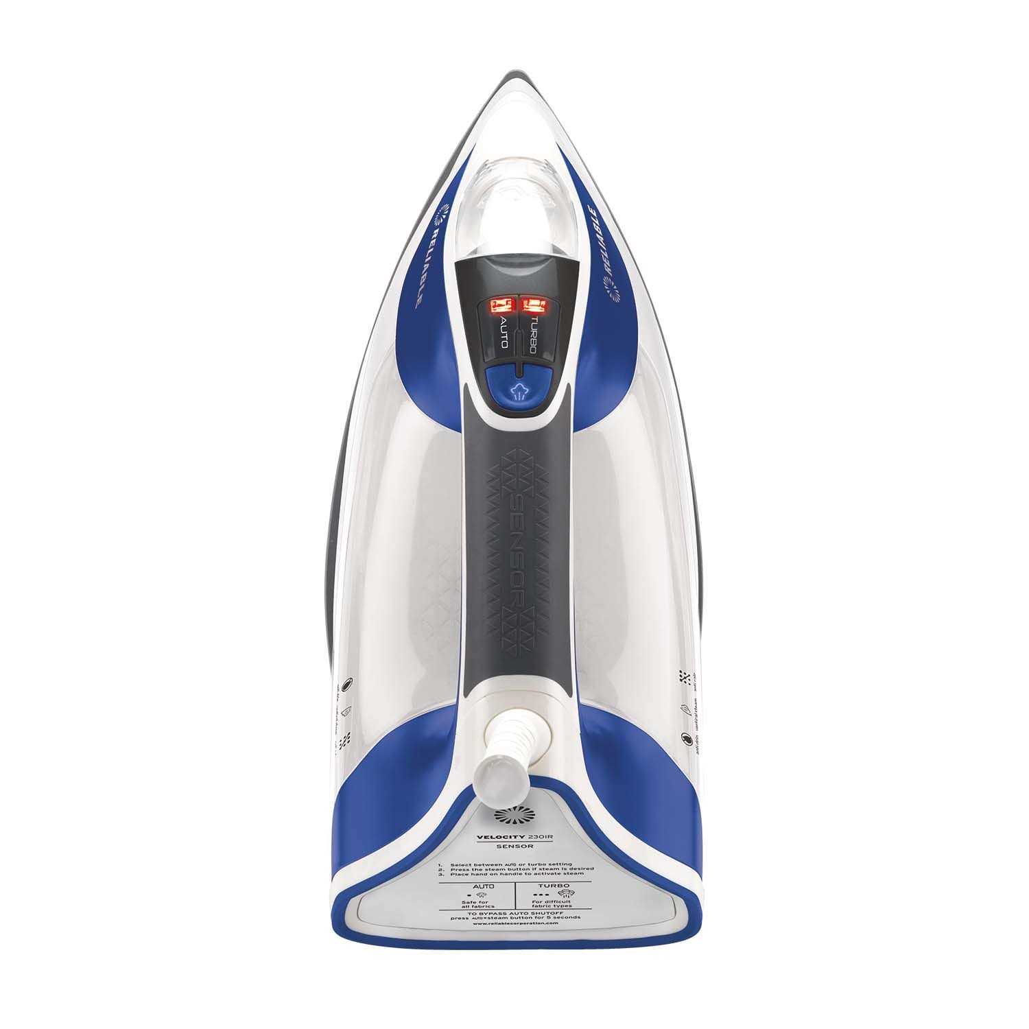 Reliable Velocity Sensor 240IR Compact Vapor Generator Steam Iron - Image 5