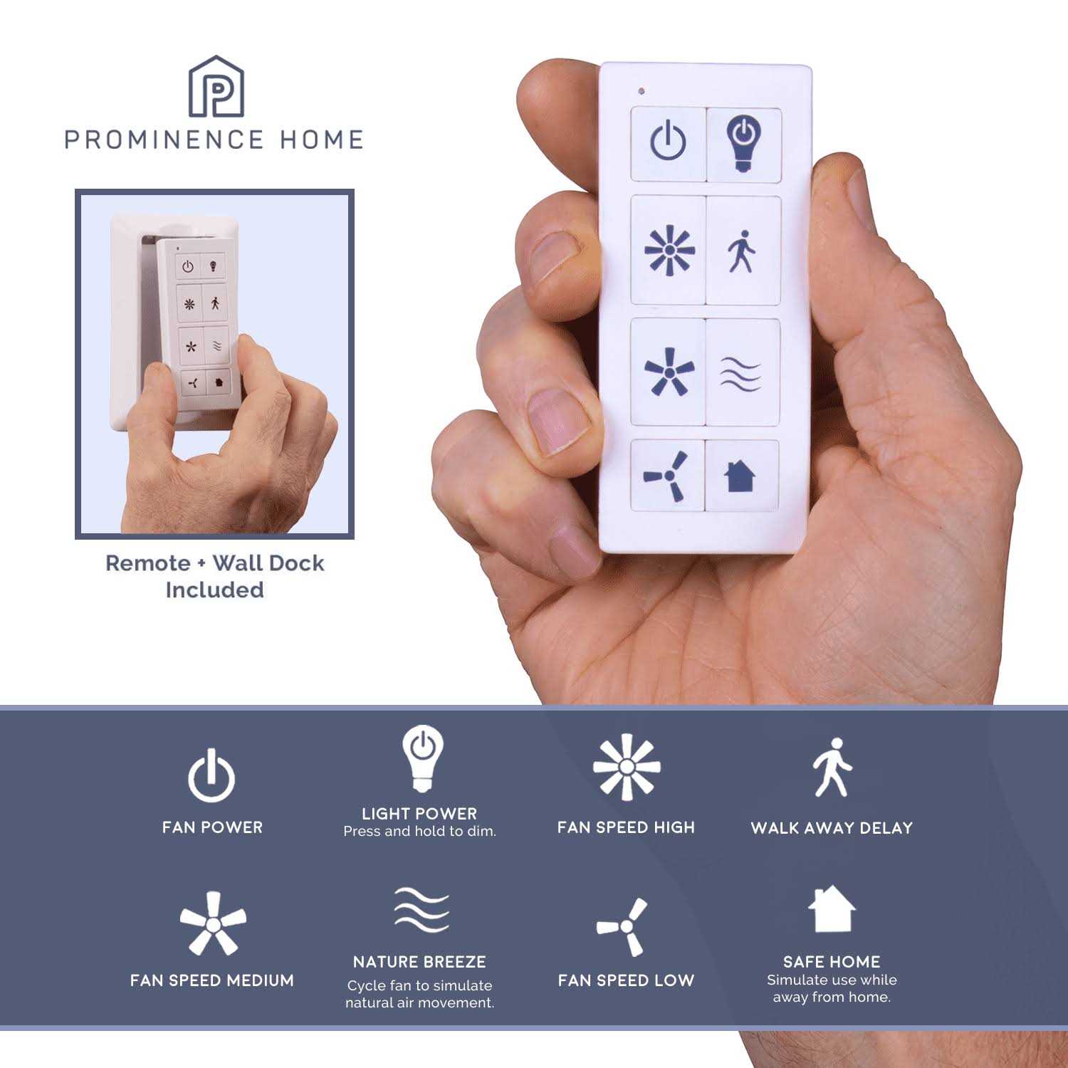 52 Prominence Home Octavia Industrial Ceiling Fan with Remote - Image 3