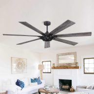 72-inch Farmhouse Reversible 7-Blade Ceiling Fan without Light