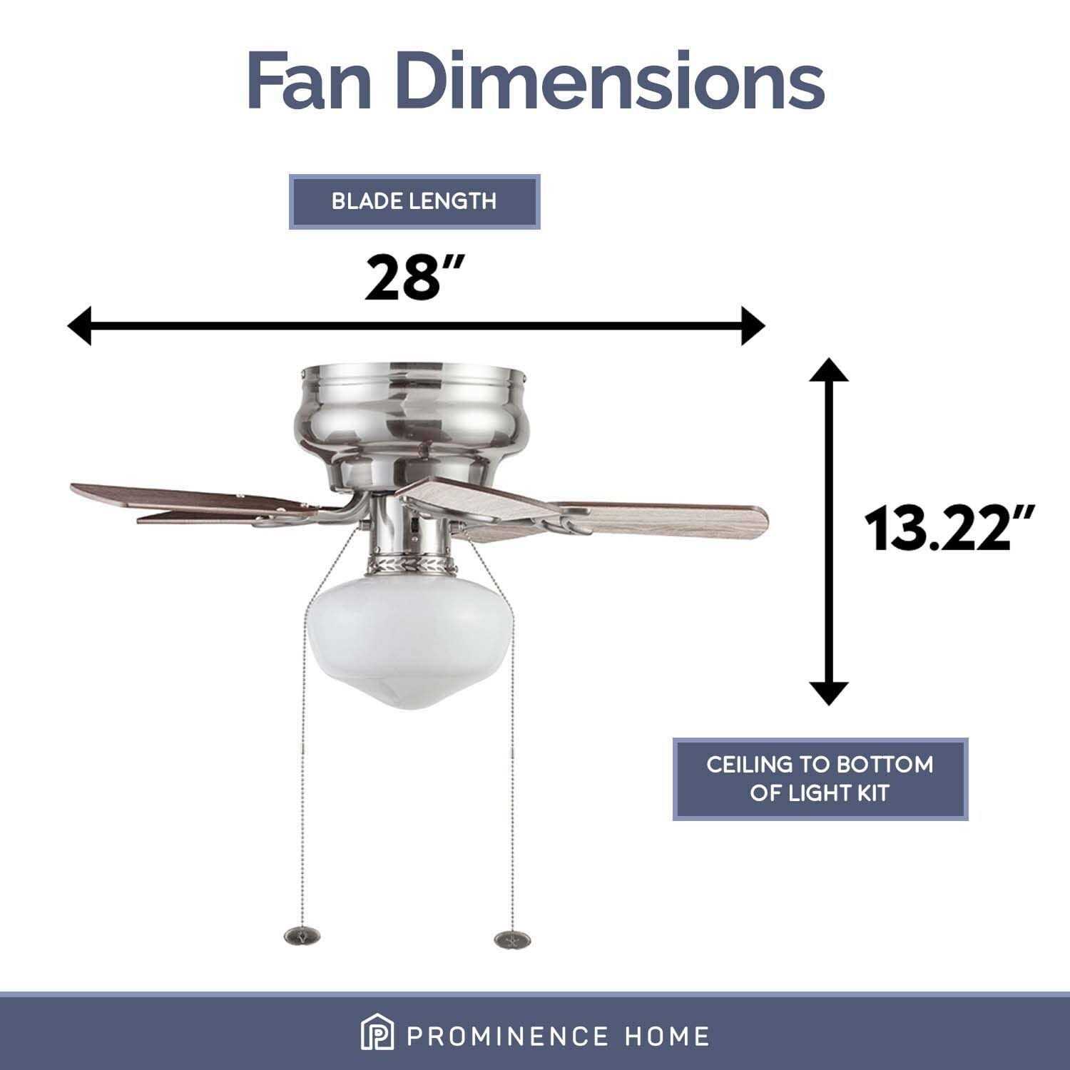 Prominence Home Hero 28 in. Ceiling Fan with Light - Image 3