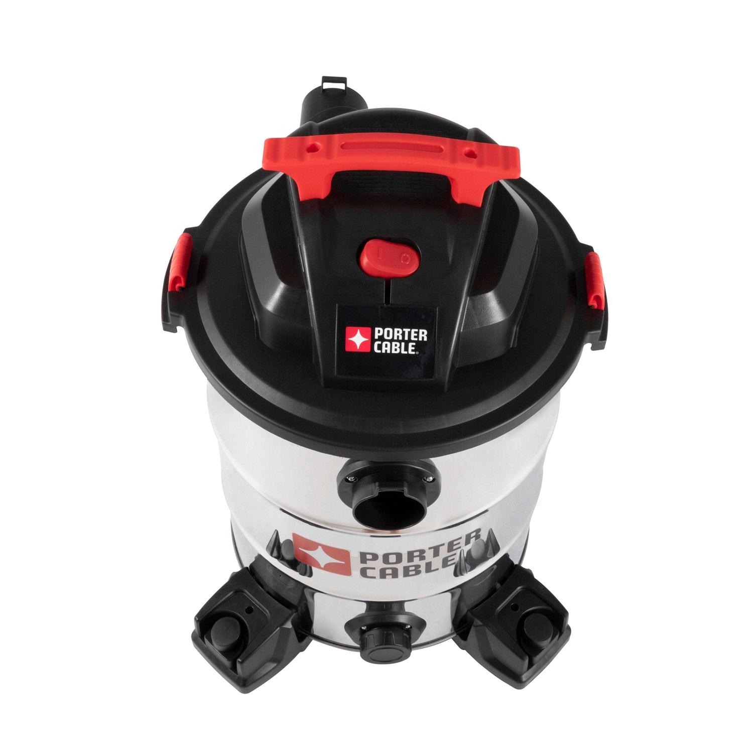Porter-Cable 10.5 Gallon HP Wet/Dry Stainless Shop Vacuum PCX18156 - Image 3