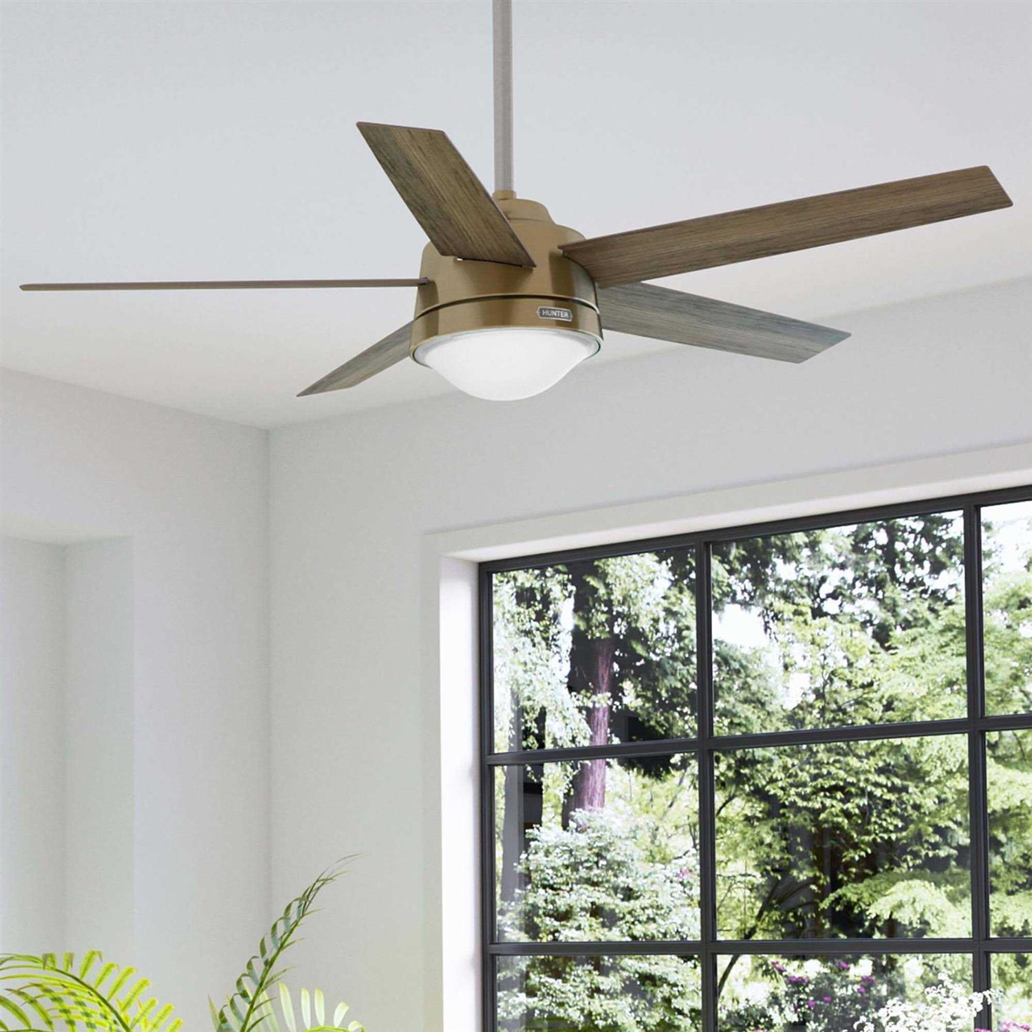 52 Hunter Lykke LED Ceiling Fan with Remote - Image 3