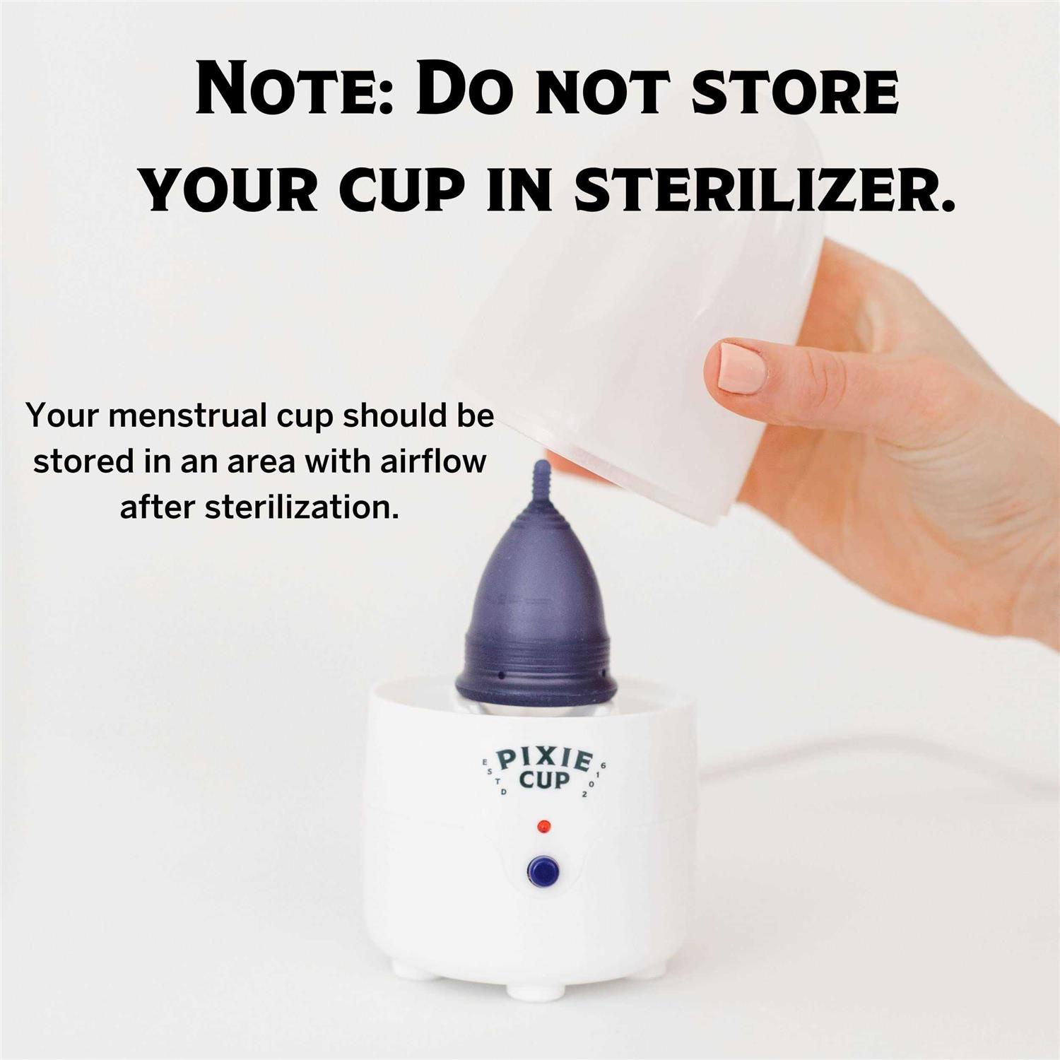 Pixie Cup Pixie Menstrual Cup & Disc Steamer Sterilizer Ranked 1 for The Best Steamer - Image 5