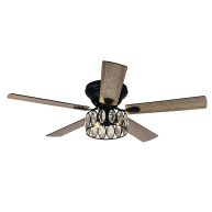 5-Blade Ceiling Fan with Light Kit and Remote