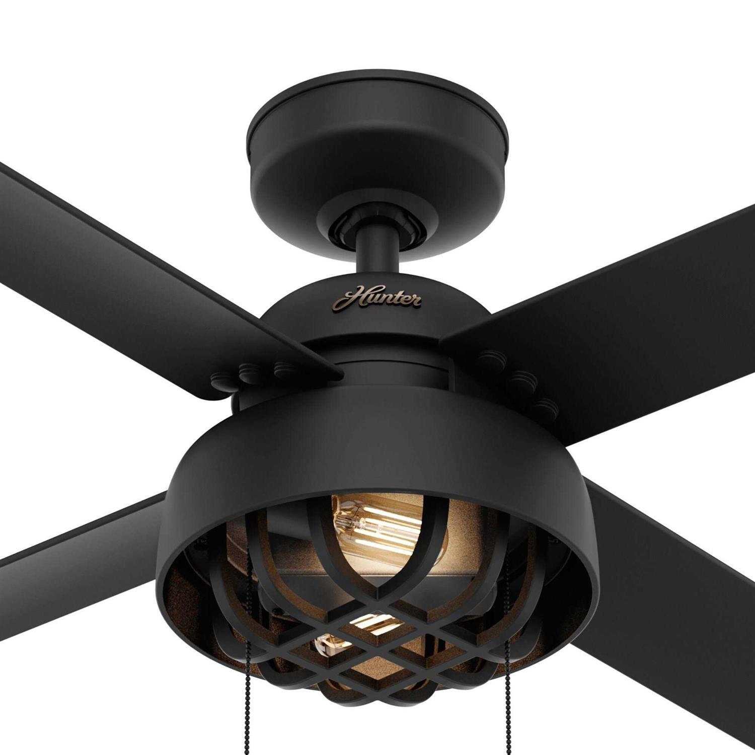 52 Hunter Spring Mill Outdoor Ceiling Fan with LED Module 50336 - Image 4