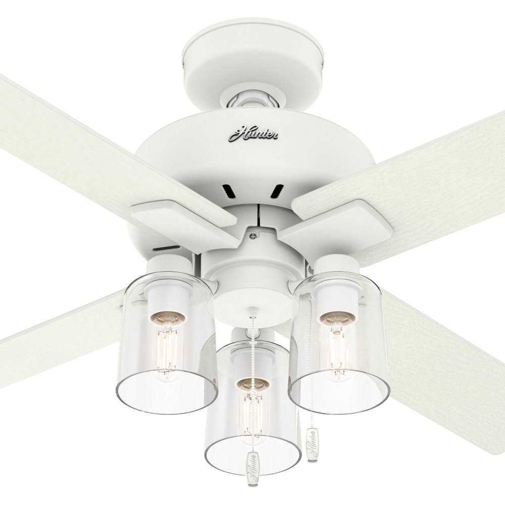 52 Hunter Spring Mill Outdoor Ceiling Fan with LED Module 50336 - Image 5
