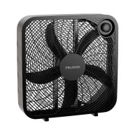 Pelonis 3-Speed Box Fan For Full-Force Circulation With Air Conditioner